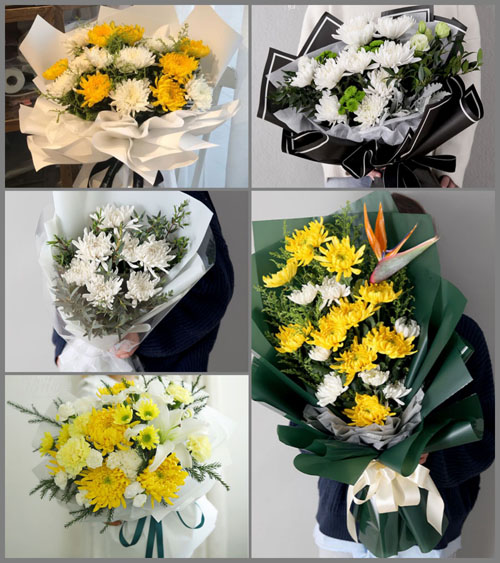 江苏常州金坛区金城镇白事花束代送